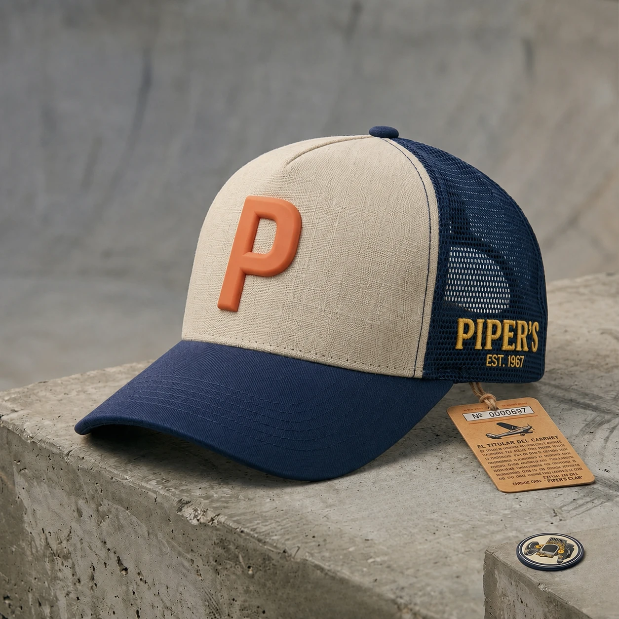 cap blue