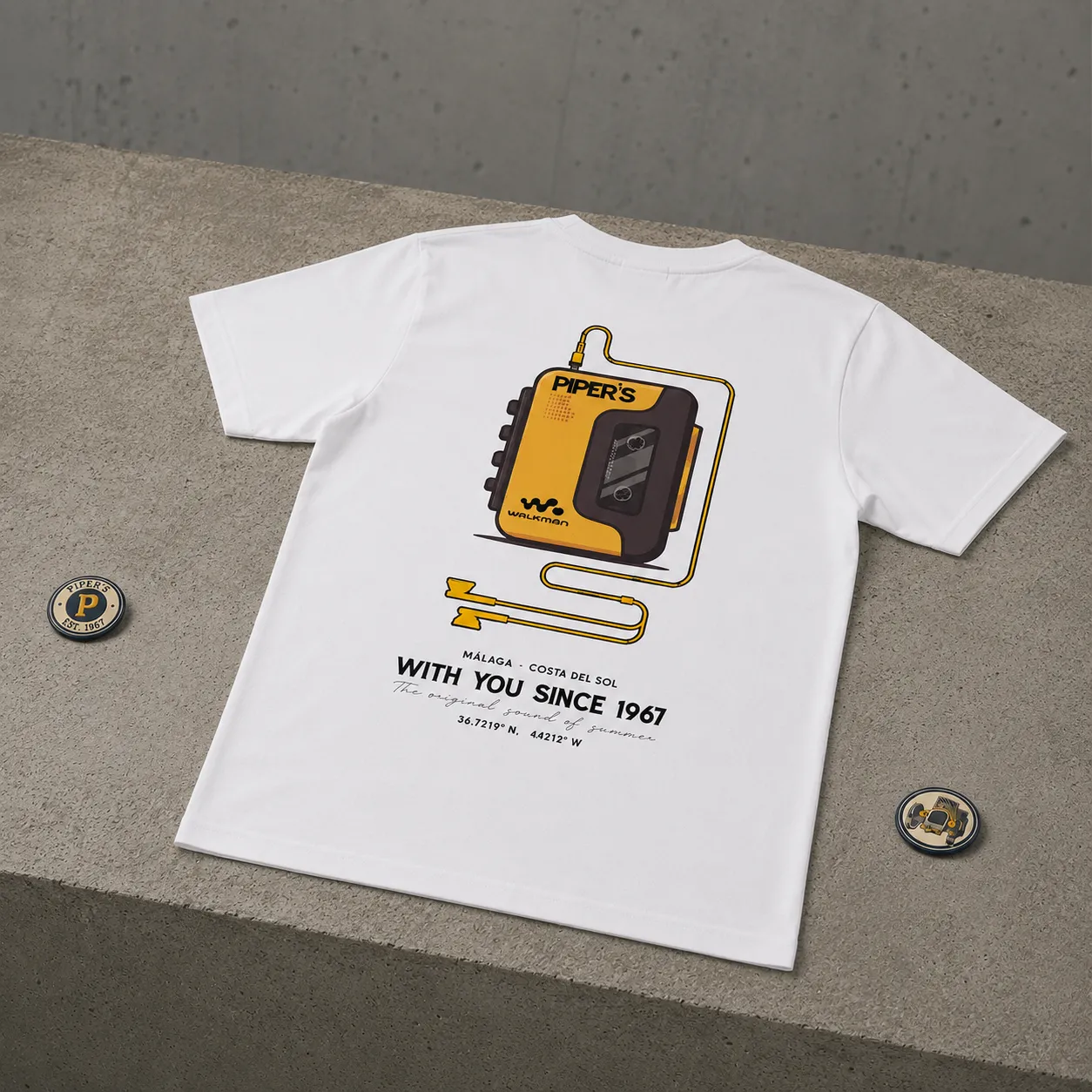 walkman white back